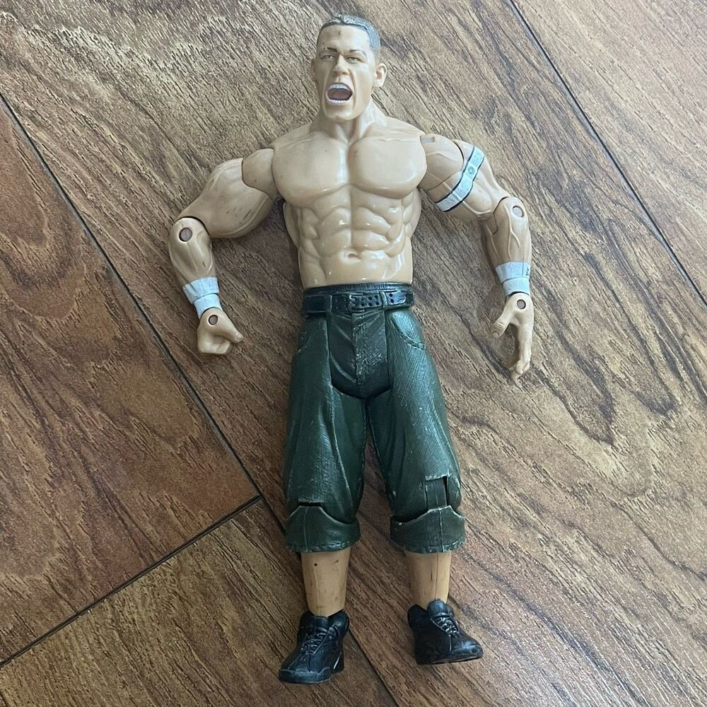 WWE Wrestling Action Figure John Cena 2003 Jakks Pacific
